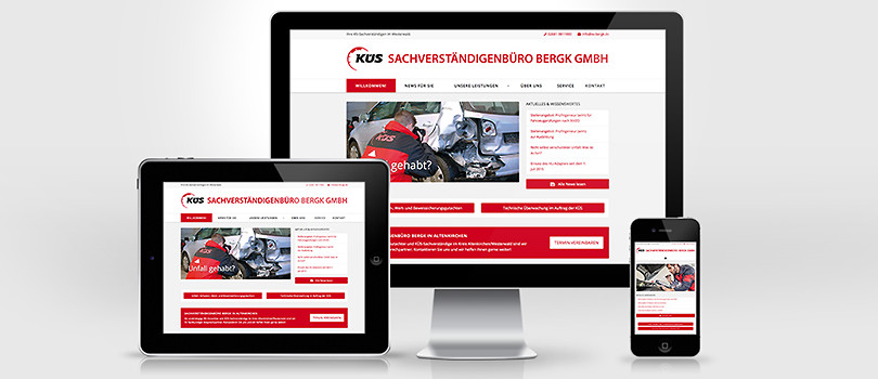 Neue responsive Website